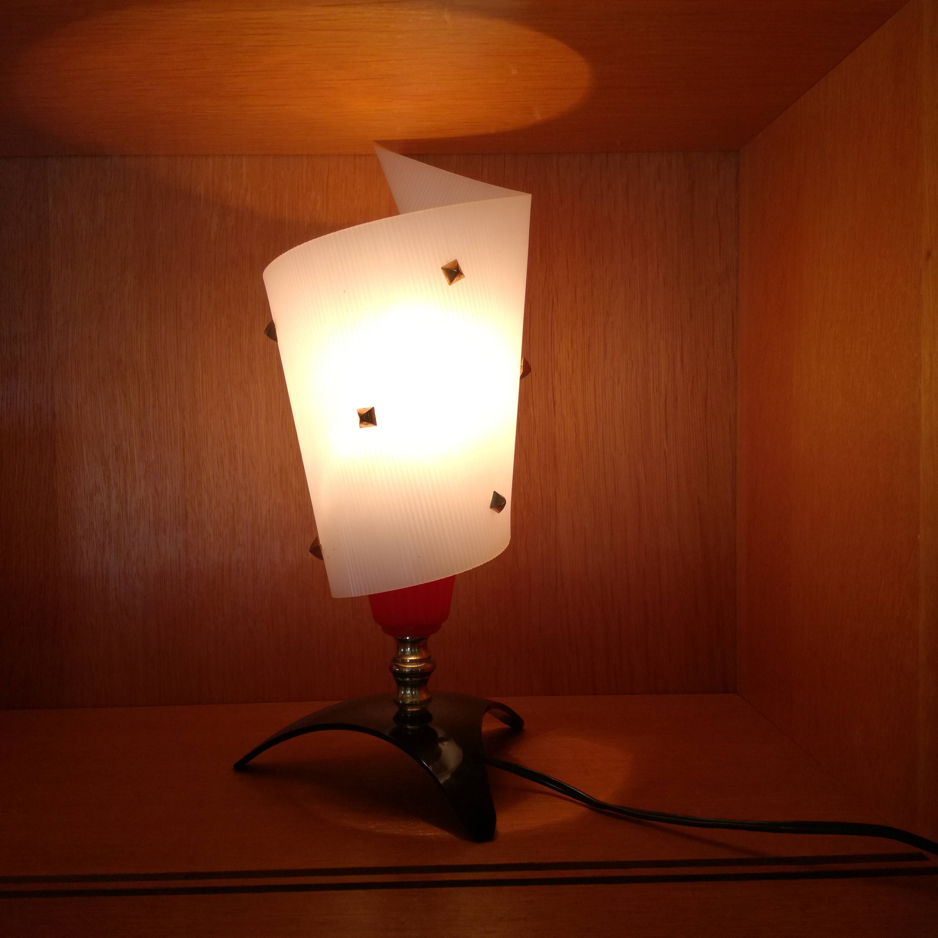 Petite lampe en chêne blanc