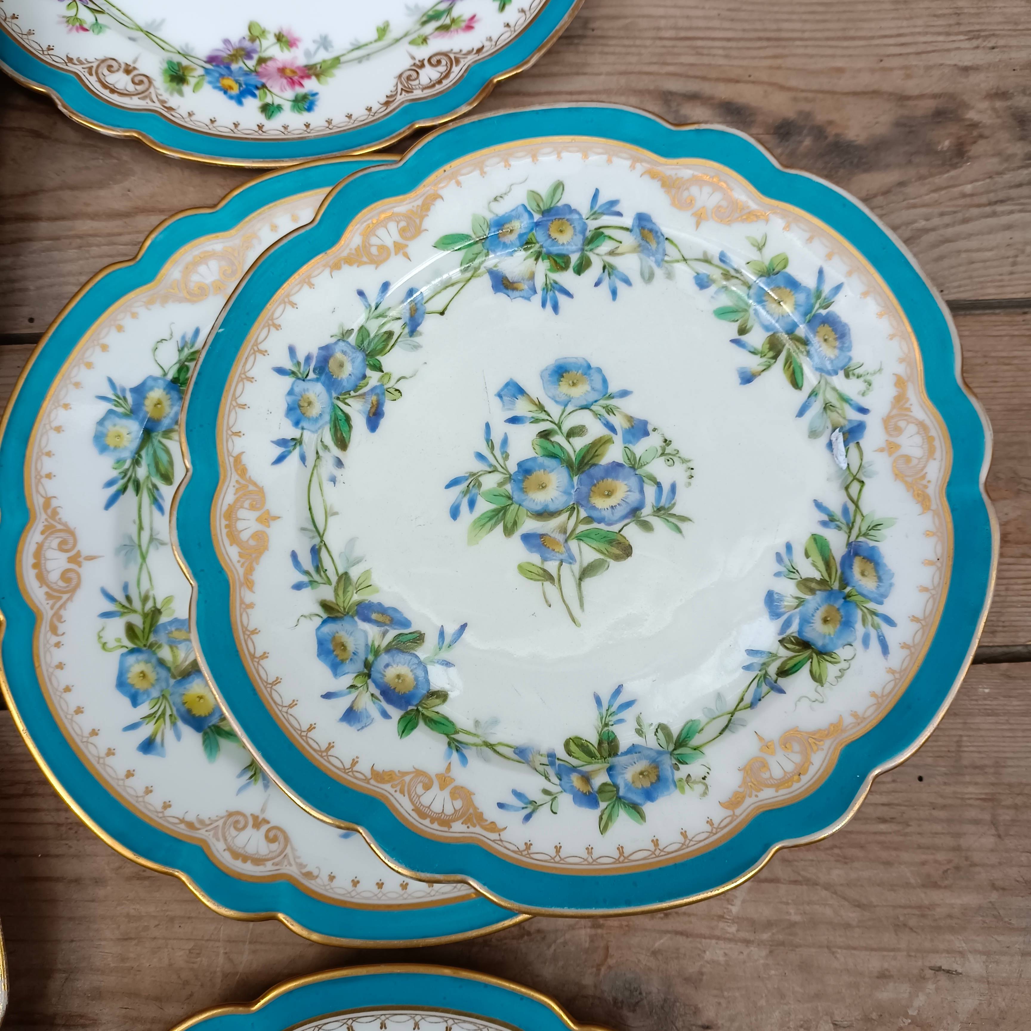 Assiettes Plates Porcelaine Multicolore - Grande Plate Ceramique