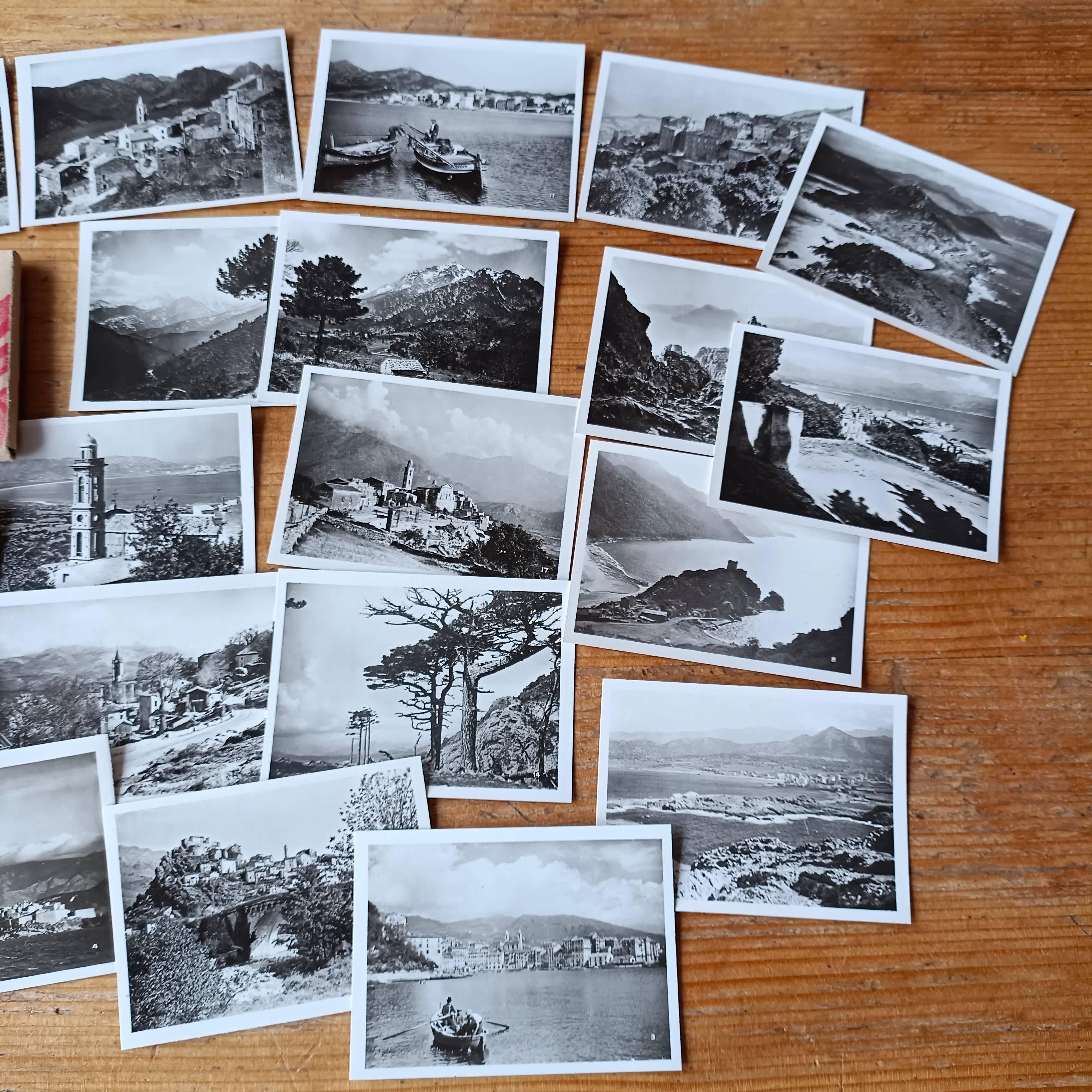 20 photographies anciennes en noir et blanc de la Corse, Ile de beauté,  Yvon - Début de Série