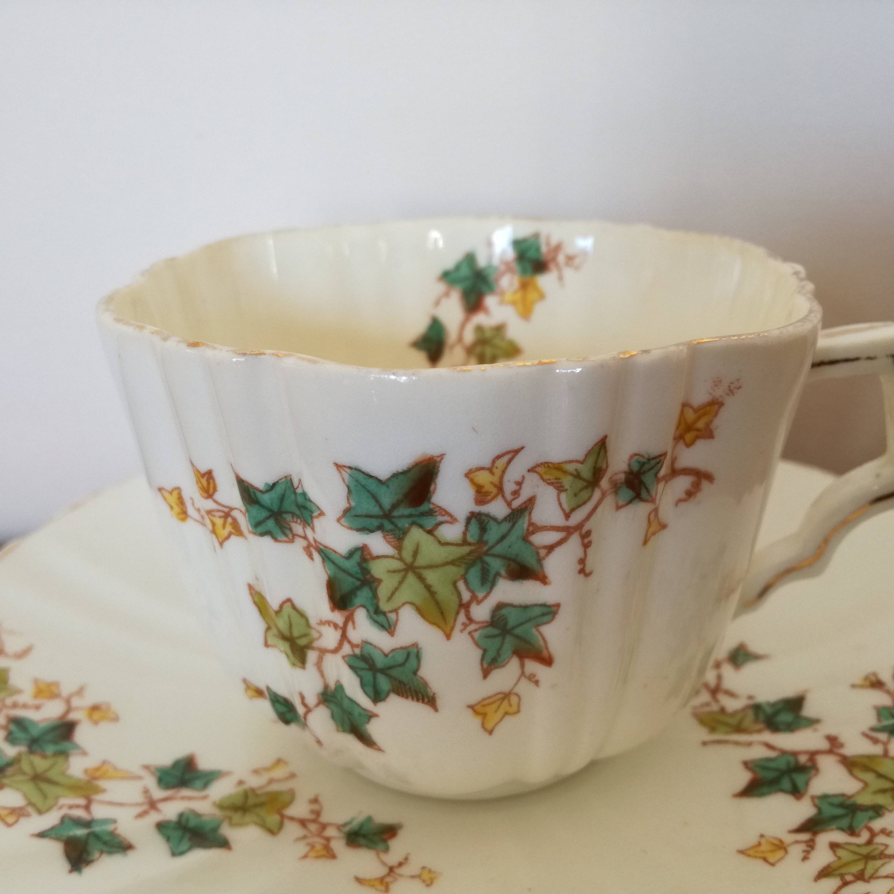 Tasse avec couvercle Signum, Porcelaine, Verte