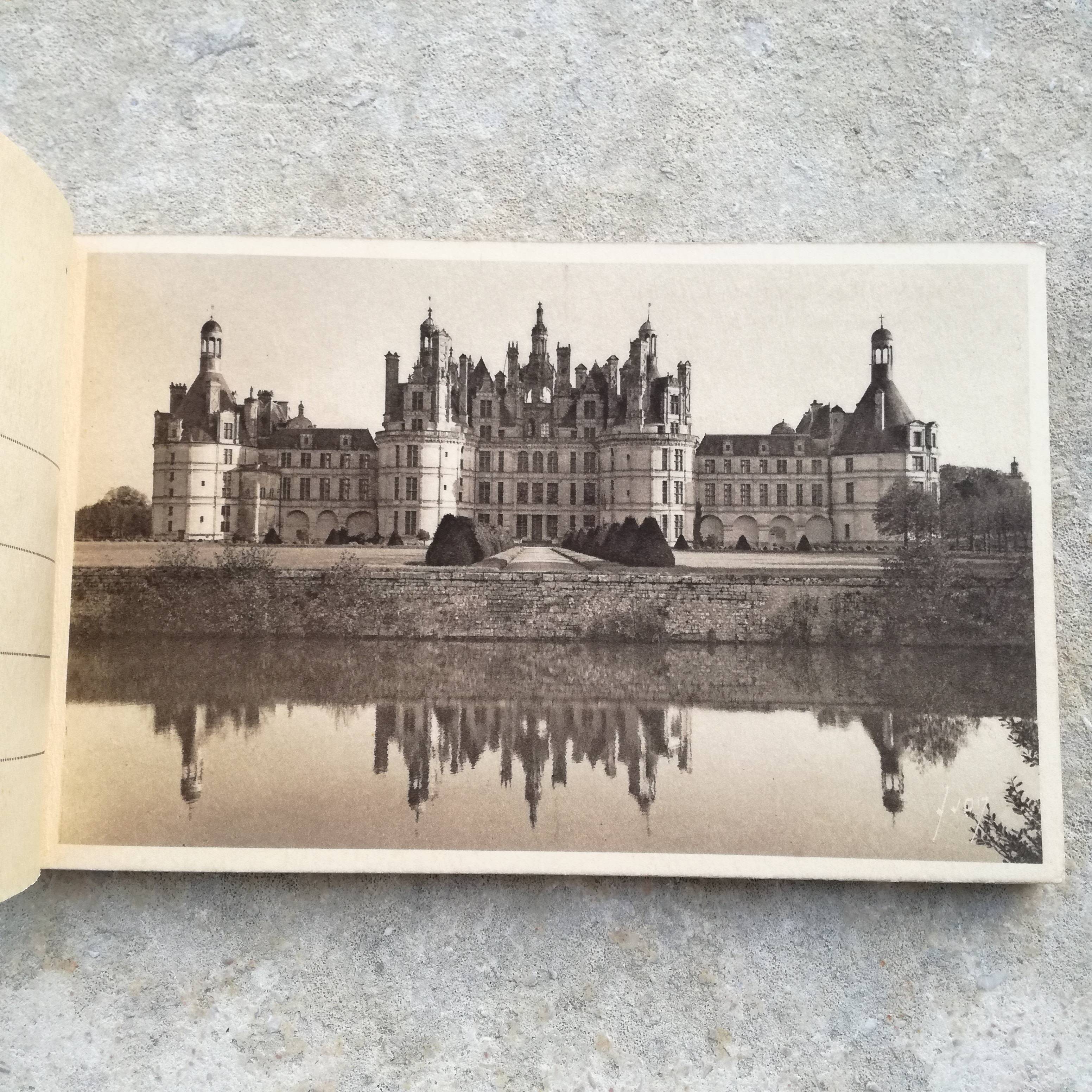 20 cartes postales anciennes en noir et blanc Les ch teaux de la