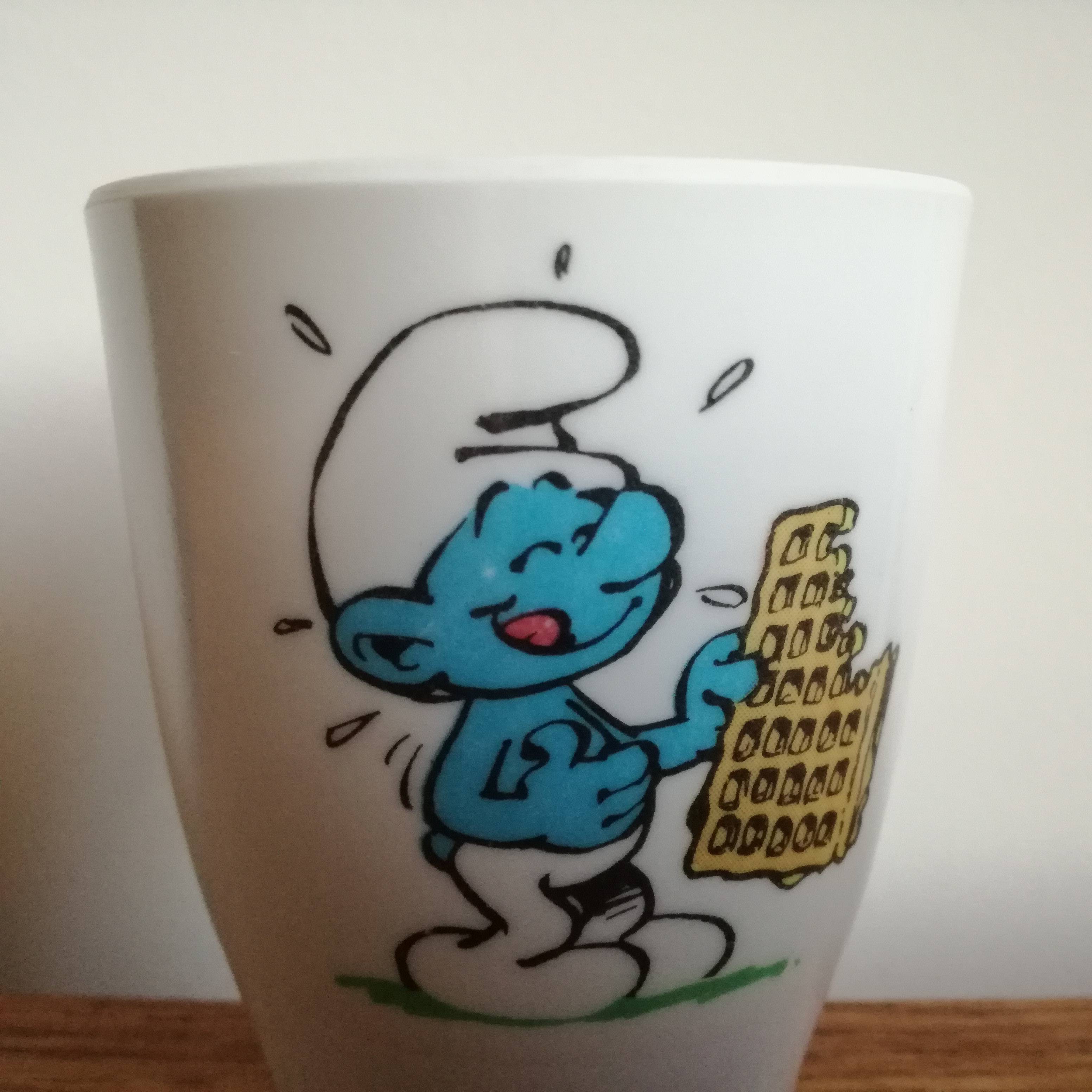 ♥ Ancien Verre Gobelet Enfant Popples Mélamine Made In France Année 1987  Vintage